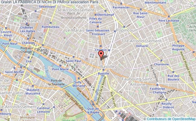 plan association La Fabbrica Di Nichi Di Parigi Paris