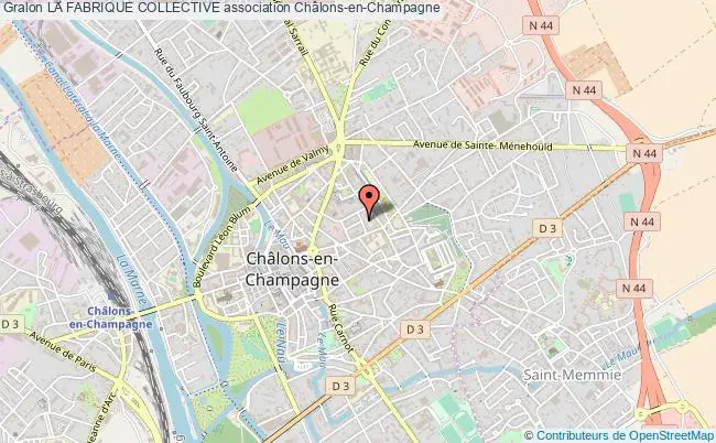 plan association La Fabrique Collective Châlons-en-Champagne