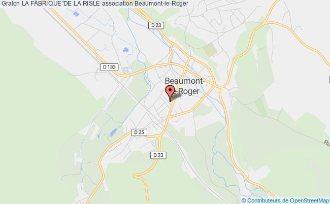 plan association La Fabrique De La Risle Beaumont-le-Roger