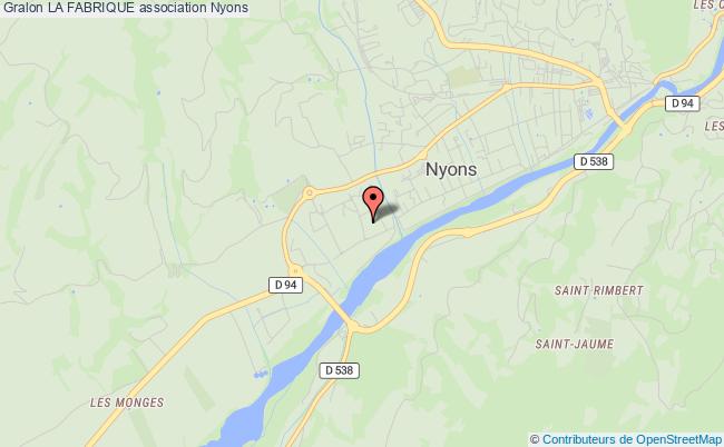 plan association La Fabrique Nyons