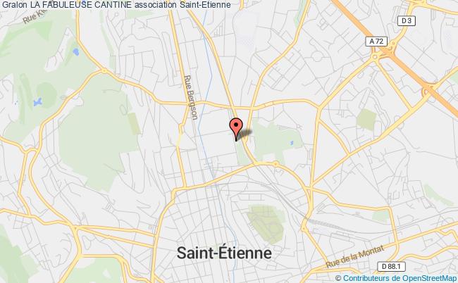 plan association La Fabuleuse Cantine Saint-Étienne