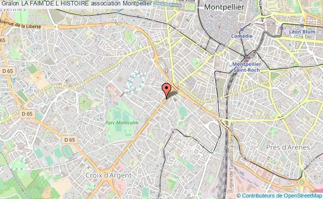 plan association La Faim De L Histoire Montpellier