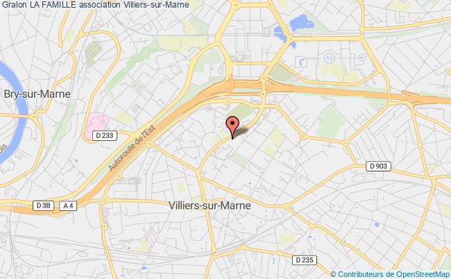 plan association La Famille Villiers-sur-Marne