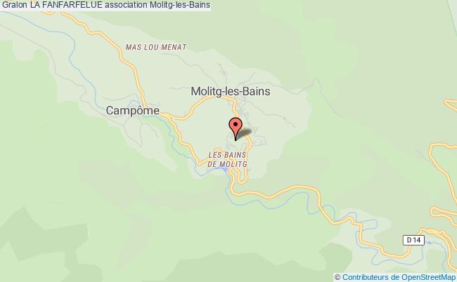 plan association La Fanfarfelue Molitg-les-Bains