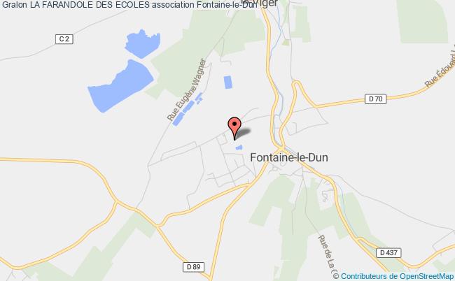 plan association La Farandole Des Ecoles Fontaine-le-Dun
