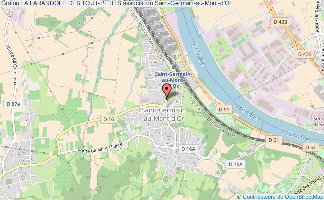 plan association La Farandole Des Tout-petits Saint-Germain-au-Mont-d'Or