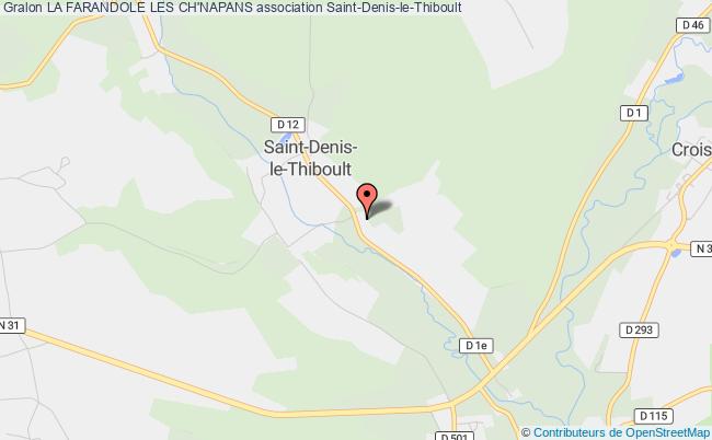 plan association La Farandole Les Ch'napans Saint-Denis-le-Thiboult
