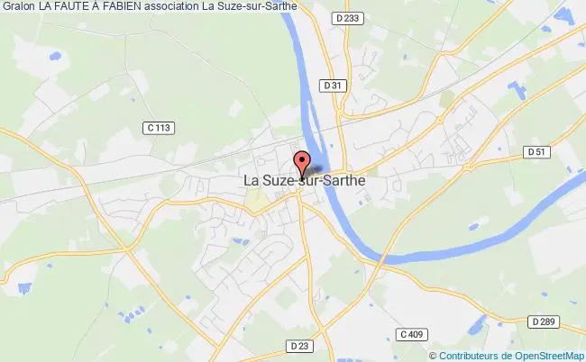 plan association La Faute À Fabien Suze-sur-Sarthe