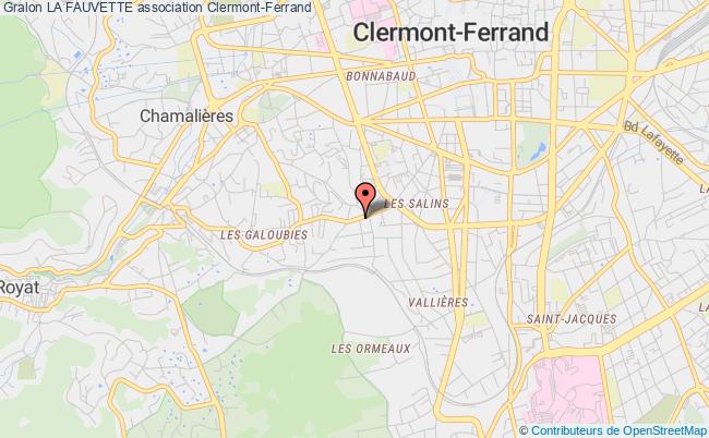 plan association La Fauvette Clermont-Ferrand
