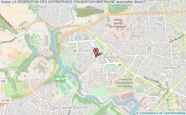 plan association La FÉdÉration Des Entreprises D'insertion Bretagne Brest