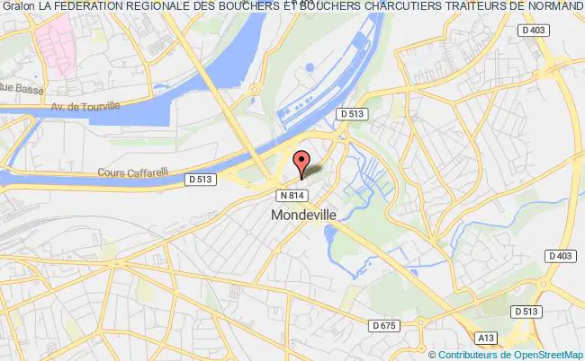 plan association La Federation Regionale Des Bouchers Et Bouchers Charcutiers Traiteurs De Normandie Mondeville