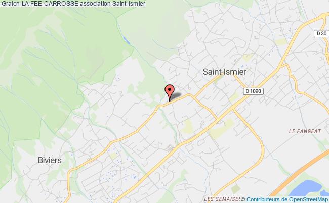 plan association La Fee Carrosse Saint-Ismier