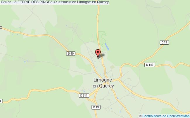 plan association La Feerie Des Pinceaux Limogne-en-Quercy