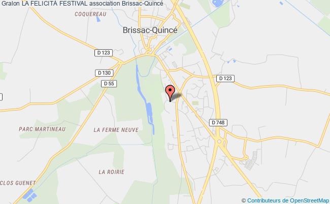 plan association La FelicitÀ Festival Brissac-Loire-Aubance