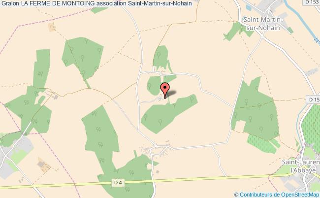 plan association La Ferme De Montoing Saint-Martin-sur-Nohain