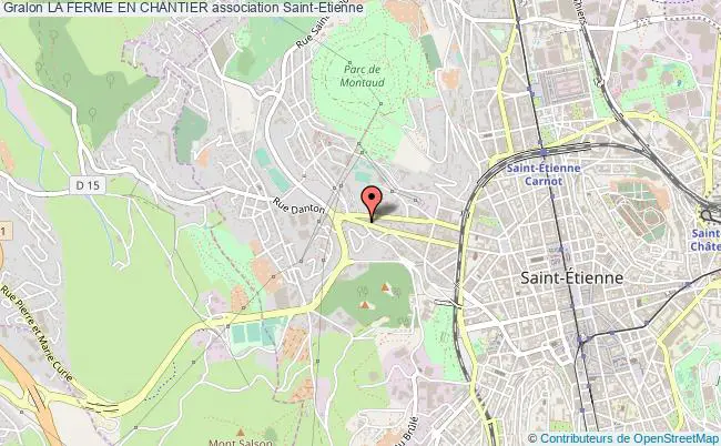 plan association La Ferme En Chantier Saint-Étienne