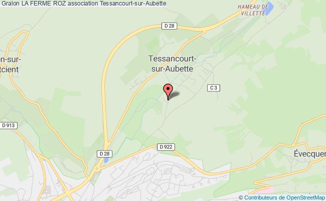 plan association La Ferme Roz Tessancourt-sur-Aubette