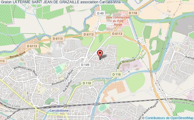 plan association La Ferme Saint Jean De Grazaille Carcassonne