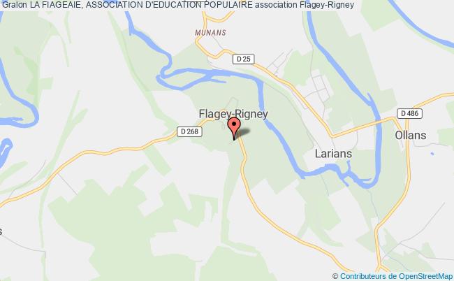 plan association La Fiageaie, Association D'education Populaire Flagey-Rigney