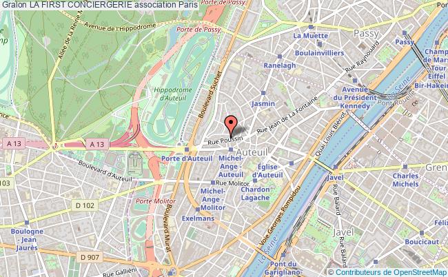 plan association La First Conciergerie Paris