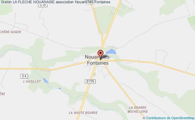 plan association La Fleche Nouanaise Nouans-les-Fontaines