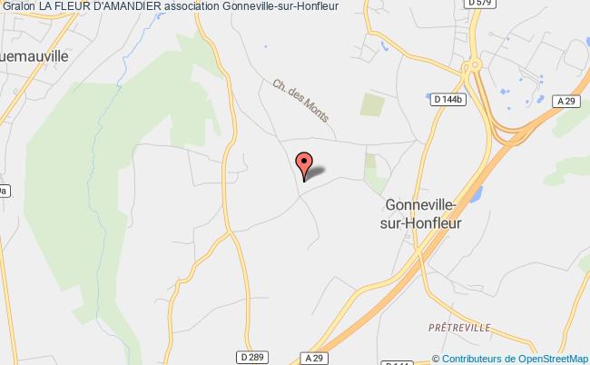plan association La Fleur D'amandier Gonneville-sur-Honfleur