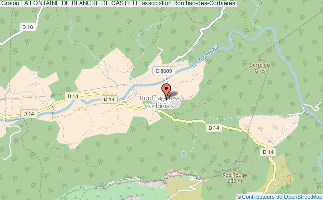 plan association La Fontaine De Blanche De Castille Rouffiac-des-Corbières