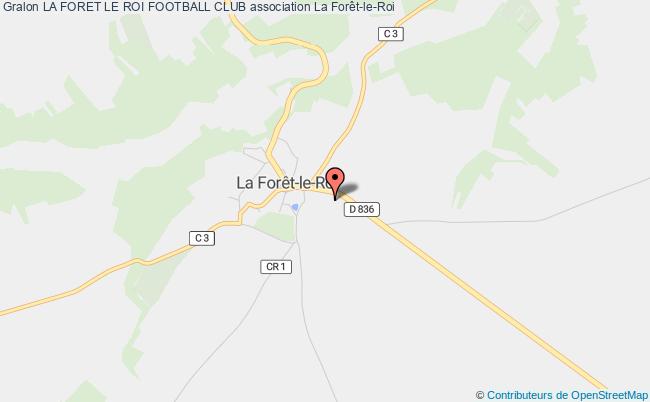 plan association La Foret Le Roi Football Club Forêt-le-Roi