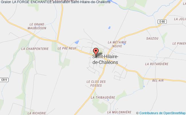 plan association La Forge Enchantee Saint-Hilaire-de-Chaléons