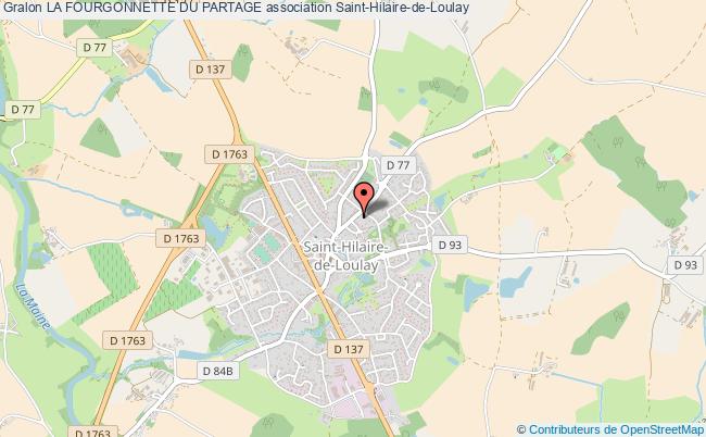 plan association La Fourgonnette Du Partage Saint-Hilaire-de-Loulay