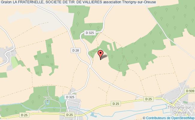 plan association La Fraternelle, Societe De Tir  De Vallieres Thorigny-sur-Oreuse