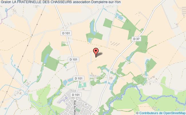 plan association La Fraternelle Des Chasseurs Dompierre-sur-Yon