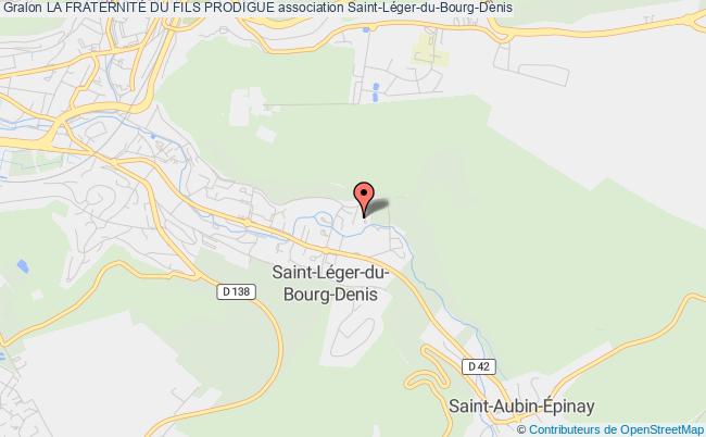 plan association La FraternitÉ Du Fils Prodigue Saint-Léger-du-Bourg-Denis