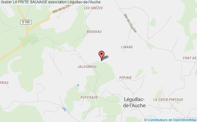 plan association La Frite Sauvage Léguillac-de-l'Auche