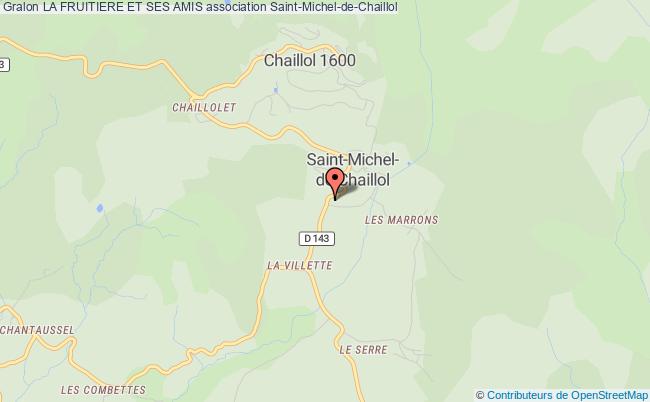 plan association La Fruitiere Et Ses Amis Saint-Michel-de-Chaillol