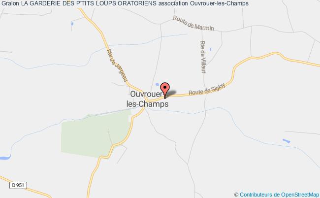 plan association La Garderie Des P'tits Loups Oratoriens Ouvrouer-les-Champs