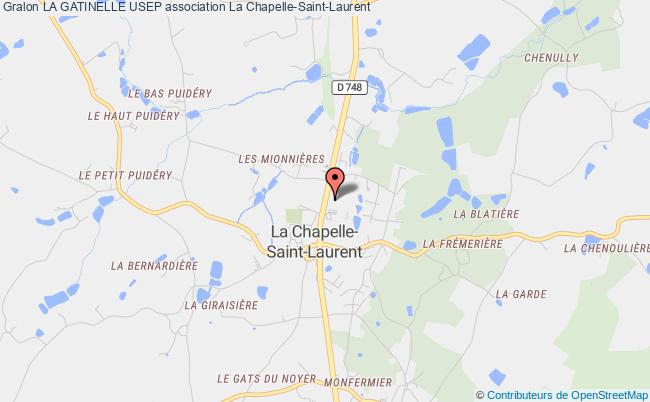 plan association La Gatinelle Usep Chapelle-Saint-Laurent