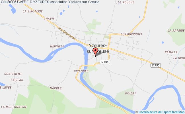 plan association La Gaule D Yzeures Yzeures-sur-Creuse