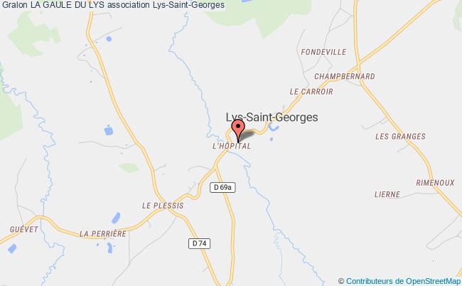 plan association La Gaule Du Lys Lys-Saint-Georges