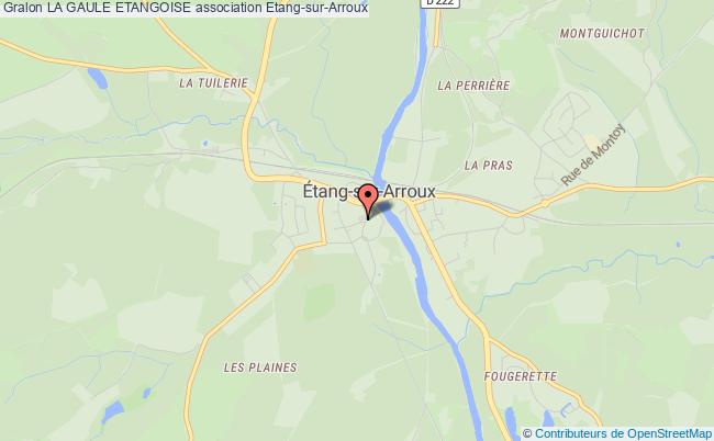 plan association La Gaule Etangoise Étang-sur-Arroux