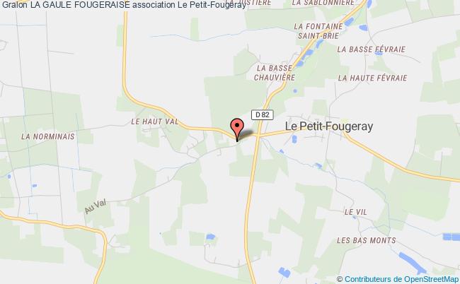 plan association La Gaule Fougeraise Le Petit-Fougeray