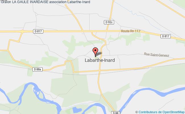 plan association La Gaule Inardaise Labarthe-Inard