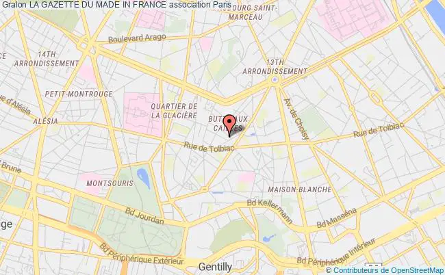 plan association La Gazette Du Made In France Paris
