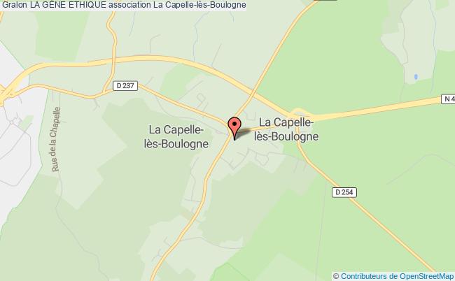 plan association La GÈne Ethique La    Capelle-lès-Boulogne