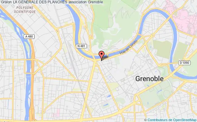 plan association La Generale Des Planches Grenoble