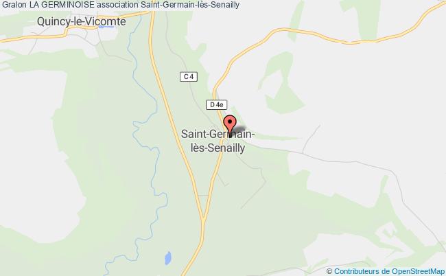 plan association La Germinoise Saint-Germain-lès-Senailly