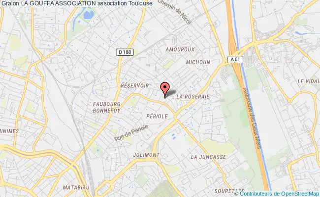 plan association La Gouffa Association Toulouse