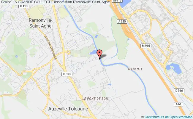plan association La Grande Collecte Ramonville-Saint-Agne