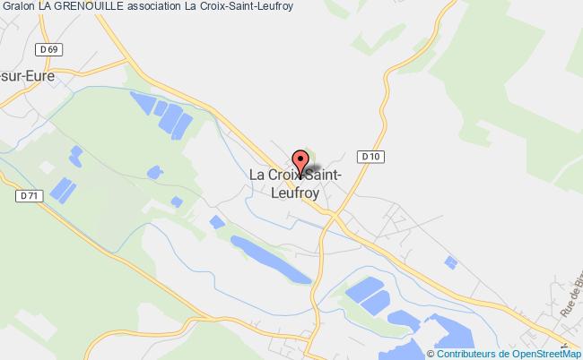 plan association La Grenouille La    Croix-Saint-Leufroy