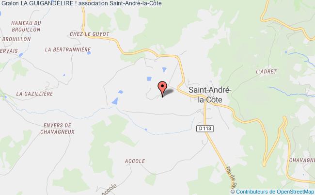 plan association La GuigandÉlire ! Saint-André-la-Côte